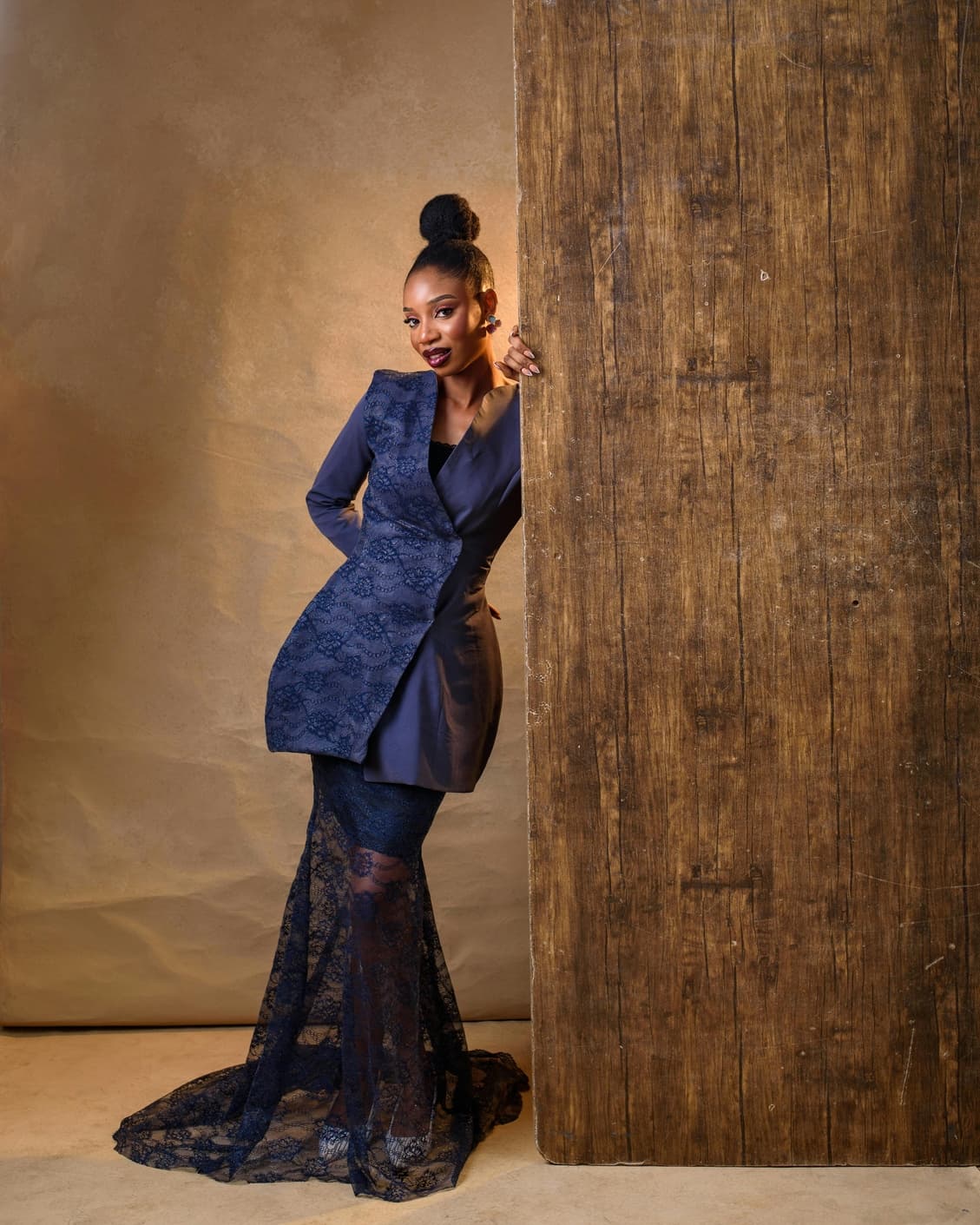 Editorial fashion portrait two